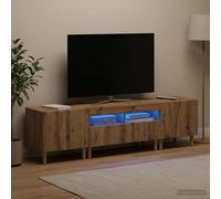 Ensemble de 3 Meubles TV LED DELFT Bois d'ingénierie Meuble TV vidaXL vidaXL