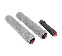 Ensemble de 3 pièces de rechange avec brosse à rouleau et serpillère pour eufy pour OMNI S1 Pro/S1, matériau en fibre plastique robuste pour un nettoyage efficace