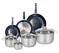 Ensemble de 3 Poêles de cuisson 20, 24 et 28 cm et 4 faitouts 12, 16, 20 et 24 cm Elo Prima Brillant