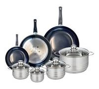 Ensemble de 3 Poêles de cuisson 20, 28 et 32 cm et 4 faitouts 12, 14, 16 et 24 cm Elo Prima Brillant