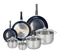 Ensemble de 3 Poêles de cuisson 20, 28 et 32 cm et 4 faitouts 12, 14, 20 et 24 cm Elo Prima Brillant