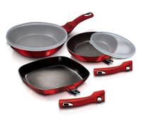Set de poêles en granit Berlinger Haus BH-6796 3 pièces Burgundy