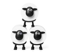 Ensemble de 3 Supports de Papier Toilette Mouton Amusant - Distributeur de Rouleaux Créati