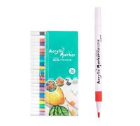 Ensemble de 30 Stylos de Peinture Acrylique - Marqueurs Permanents à Pointe Moyenne pour Dessin et Coloration sur Roches, Verre, Tissu, Métal, Bois, Céramique | Feutres Acryliques Portables