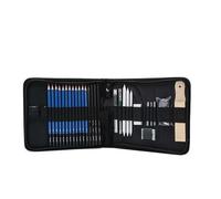 Ensemble De 32 Crayons De Dessin Et De Croquis Avec Étui, Hb-Tz58 Graphite Charbon, Kit Parfait Pour Artistes Débutants Et Enfants