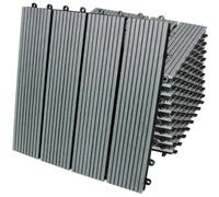 Ensemble de 33 dalles de terrasse 30x30 cm pour le jardin