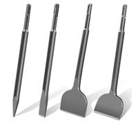 Ensemble de 4 burins SDS Plus pour travaux de démolition