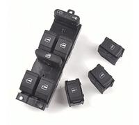 Ensemble de 4 interrupteurs de lève-vitres électriques pour Voiture, Panneau de Commande Principal, Compatible avec VW pour Passat B5 B5.5, Golf, Jetta, Bora Mk4, référence 1J4959857