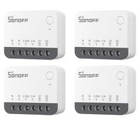 Ensemble de 4 interrupteurs intelligents Zigbee, compatibles avec Alexa et Google Home, nécessitant une passerelle