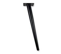 Ensemble de 4 Pieds de Table fuselés en métal Noir - Style Industriel - Hauteur 40 cm - Idéal pour Table Basse, Banc, Chaise ou Bureau - Style Industriel - Amélioration Polyvalente de Vos me