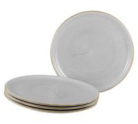 Ensemble de 4 planches à pizza, en porcelaine, 30 cm, compatibles avec le lave-vaisselle
