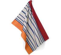 Ensemble de 4 torchons de cuisine Unyqoos® Kela Tabea, dimensions 50x70 cm, en plastique, de couleur orange, absorbants et décoratifs