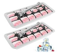 Ensemble de 4 verres à glace, diamètre 10 cm, capacité 200 ml, en acier inoxydable, avec base