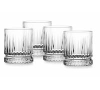 Pasabahce 520004 Lot de 4 verres à whisky style rétro et cristal pour whisky, cocktail, jus, eau, boissons, tumber lourd, H ~ 10 cm, V ~ 355 ml