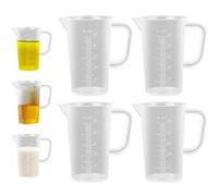 Ensemble de 4 Verres Doseurs Plastique 100 ml