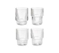 Ensemble de 4 verres en verre transparent Ferm Living, 60 ml