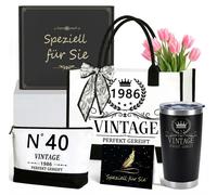 Ensemble de 40 articles pour célébrer un anniversaire, comprenant un sac en toile et un thermos