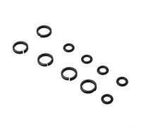 Ensemble de 5 Bagues de Retention avec Joint Torique pour Ensemble | Bague De Retention Pour Douille,Joint Torique Pour Pneumatique,Clip De Fixation Douille 1/2