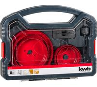 Ensemble De 5 Fraises HSS KWB Avec Valise Et Accessoires Cod.109178
