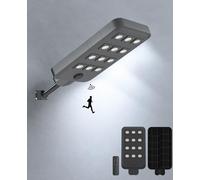 Ensemble de 5 lampadaires solaires, 6500 K, 120 LED, 30 000 mAh, indice de protection IP67