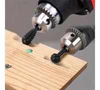 Ensemble de 5 pièces / 10 pièces de râpe rotative hexagonale de DIY pour le travail du bois, ensemble de fraises rotatives, ensemble de mèches de lime pour la sculpture sur bois, ensemble d'outils rot