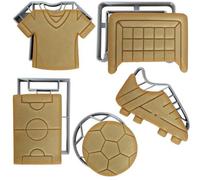 Ensemble de 5 pièces « Maillot de football » pour découpage de biscuits - Sport
