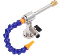 Ensemble de 5 pièces Pistolet à air froid en acier inoxydable avec réglage rapide de la température, refroidissement à sec Vortex et tube universel pour le soudage