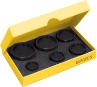 Ensemble de 5 Pilage POM Ronds Bergeon N 6527-5CP-XL pour presses N 6173 et