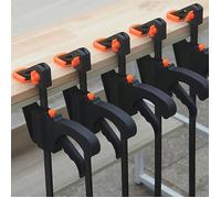 Ensemble de 5 serre-joints F - Râtelier à dégagement rapide pour le travail du bois, idéal pour la rénovation domiciliaire