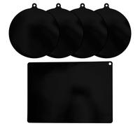 Ensemble de 5 tapis d'induction, tapis de protection en silicone pour induction, couvercle étanche