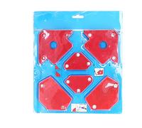 Ensemble de 6 aimants de soudage en forme de flèche, support magnétique d’angle pour le soudage, outil de fixation multi-angles puissant avec corps en acier rouge, destiné au
