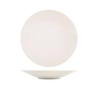 Ensemble De 6 Assiettes En Porcelaine Blanches, Diamètre 32 CM Saturnia