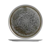 Ensemble De 6 Assiettes Velvet En Grès Rond 32 Cm Gris H&H