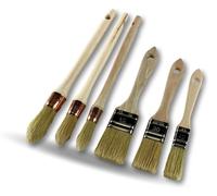 Ensemble de 6 brosses professionnelles - poils de soie blancs
