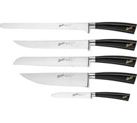 Ensemble de 6 couteaux à steak Van Berkel International, modèle Élégance, couleur noire