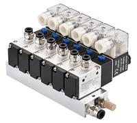 Ensemble de 6 électrovannes pneumatiques, modèle 3V210-08, tension 220V AC, raccordement PT1/4