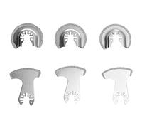 Ensemble de 6 lames oscillantes en carbure de diamant, lames de scie pour outil multifonction destinées au travail du bois et à la maçonnerie, lames de coupe à segment diamanté