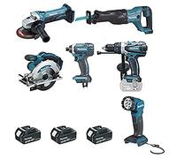 Ensemble de 6 machines MAKITA 18 V Li-Ion 4 Ah - DLX6104MX1