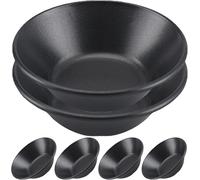 Ensemble de 6 moules pour tartes aux œufs et puddings, avec revêtement antiadhésif, polyvalent pour les gâteaux, les gelées et les desserts, chauffage rapide, idéal pour une utilisation à la maison et