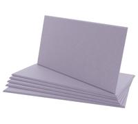 Ensemble de 6 panneaux acoustiques muraux HWC-L52, panneaux muraux acoustiques, isolants phoniquement, couvrant une surface de 1 m², dimensions 60x30 cm, couleur : lilas