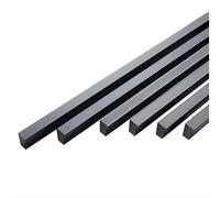 Ensemble de 6 poignées de meubles en forme de L, en aluminium, avec un espacement des trous de 320 mm