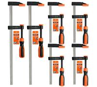 Ensemble de 6 serres de fixation, force de serrage de 170 kg, plage de serrage de 150/300 mm