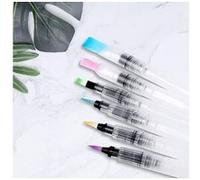 Ensemble de 6 stylos pinceaux à colorier à l'eau pour aquarelle, eau G