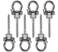 Ensemble de 6 supports de fixation robustes pour hamacs et sacs de frappe, capacité de 1800 lbs