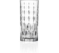Ensemble De 6 Verres À Boisson Marylin En Verre Cristallin Transparent 25 Cl