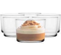 Ensemble de 6 verres transparents pour glace - Lavables au lave-vaisselle, capacité de 170 ml
