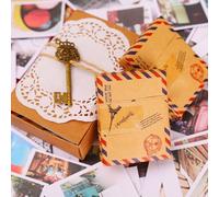 Ensemble De 60 Cartes + 60 Enveloppes + 60 Autocollants, Mini Cartes De V¿Ux, Postale, D'anniversaire, Cadeau, Carte De Message