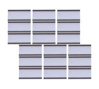 Ensemble De 60 Porte-étiquettes Magnétiques à Cartes pour Rayonnages | Films Protecteurs Transparents, Inserts Papier Remplaçables, Fixation Repositionnable, pour Entrepôts, Tableaux Magnétiques