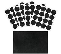 Ensemble de 65 Pieds de Meubles, Pieds de Chaise Tapis de Protection de Sol Pieds de Meubles Tapis Auto - adhésifs canapé Chaise Table Armoire Pieds et Tapis de Meubles de Sol (Noir)