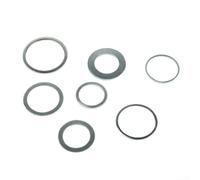 Ensemble de 7 Bagues de Réduction pour Lames de Scie pour circulaire | Adaptateurs pour en Métal pour Conversion de Diamètre d\'Alésage 16mm à 30mm, Accessoires Compatibles avec